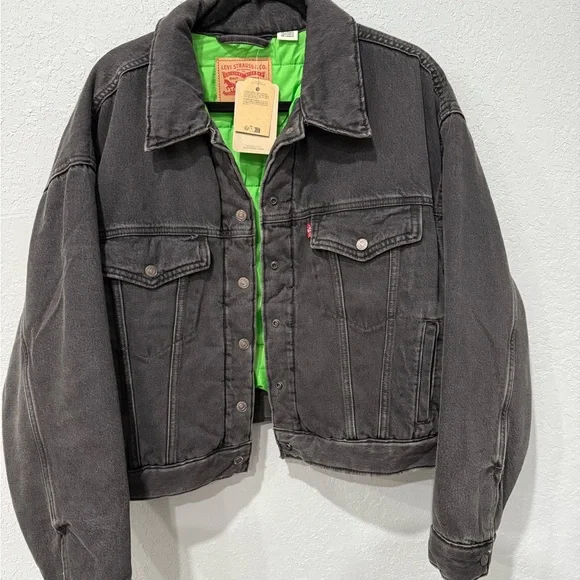 Levi's Women's Black Denim Jacket - Picture 1 of 2